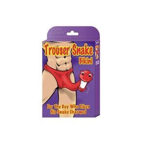 Male Power Trouser Snake Bikini Red One Size Novelty Mens Underwear New